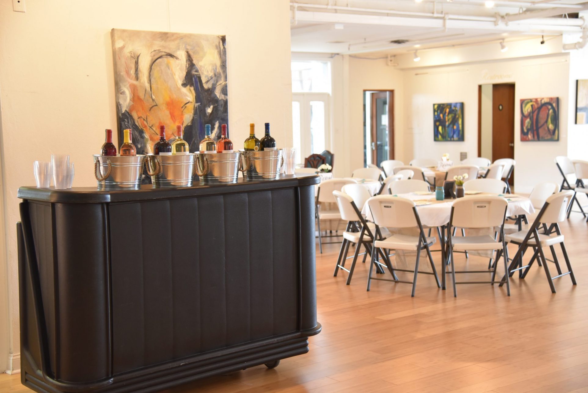 Pigment Gallery: Bar and Set Tables